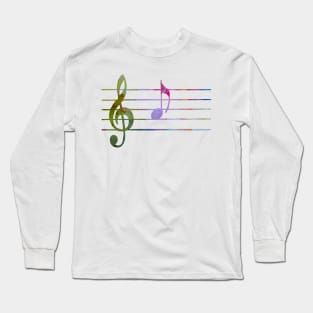 Musical Note A Long Sleeve T-Shirt